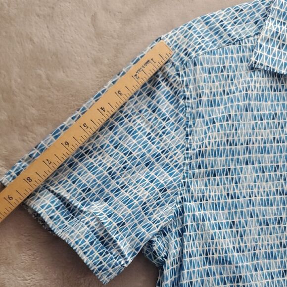 ROBERT GRAHAM | LARGE MEN'S | PINE BLUFF CLASSIC SHORT SLEEVE PINE BLUFF BLUE - Picture 13 of 14